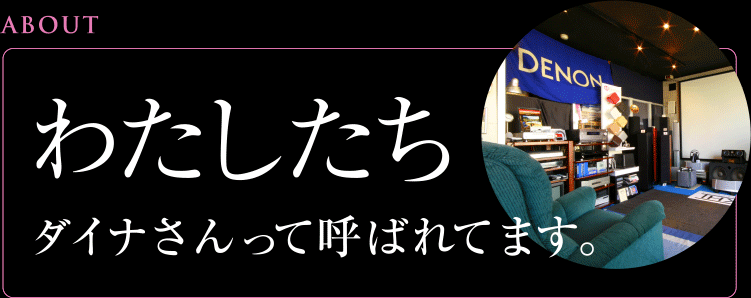 わたしたちダイナさんって呼ばれてます。